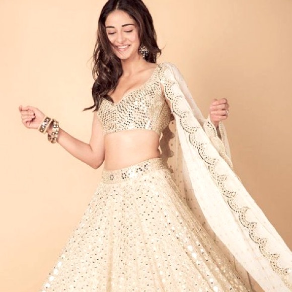 One-of-a-Kind Embellished Custom Designed Lehenga Choli /Saree Set! - Picture 1 of 8